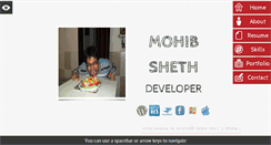 Desktop Screenshot of mohibsheth.com